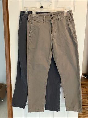 American Eagle Outfitters Chino Pants in Gray and Blue